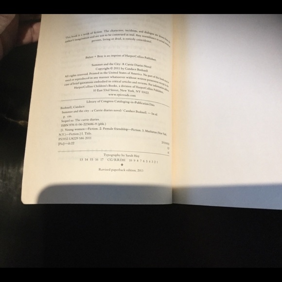The Carrie Diaries BOOK 🎈2 for $15 🎈 - Picture 5 of 5